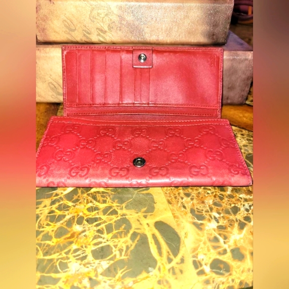 Gucci long wallet in Red - Picture 7 of 10